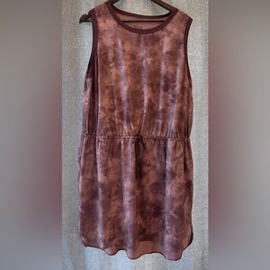 Athleta Rincon Dress - pink tie dye